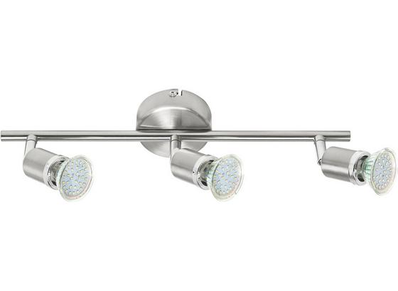 Strahler Amalia, 3-flammig - Chromfarben/Nickelfarben, KONVENTIONELL, Metall (39,5/8,5/15,5cm) - Homezone Strahler Amalia, 3-flammig - Chromfarben/Nickelfarben, KONVENTIONELL, Metall (39,5/8,5/15,5cm) - Homezone