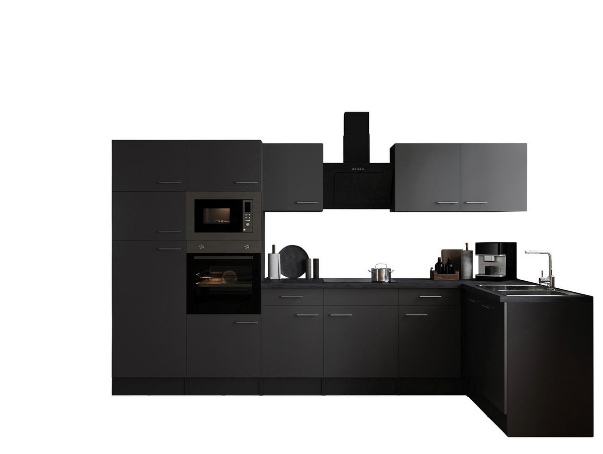 Eckküche Oliver Grau S: 340x172 Cm - Grau, Design, Holzwerkstoff (340/172cm) - Respekta