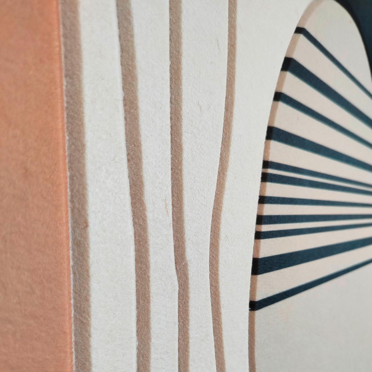 Akustický panel MARLA - černá/hnědá, textil (120/90cm) - Mömax