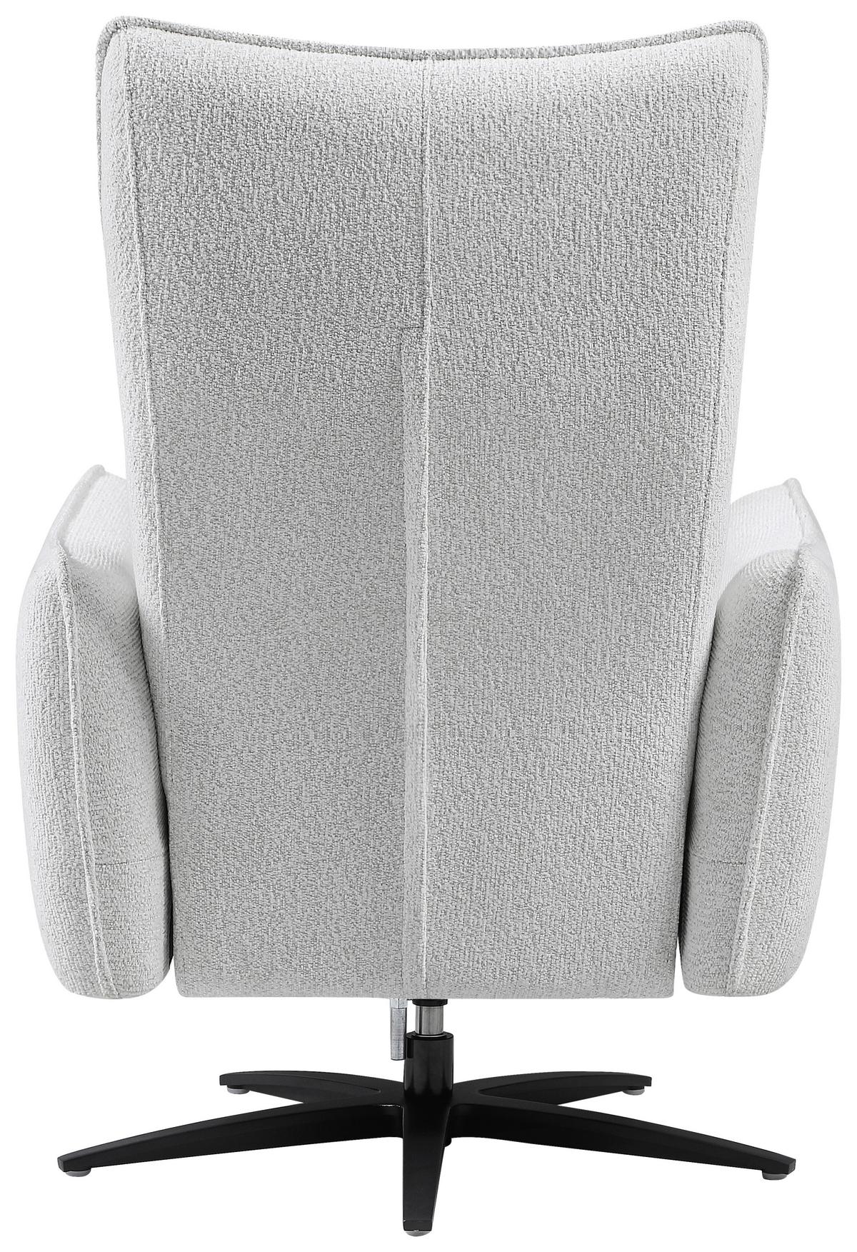 Relaxačné kreslo BOLOGNA, prírodná, el.relaxačná funkcia - čierna/prírodná farba, Modern, kov/drevo (80/111/85cm) - Mömax