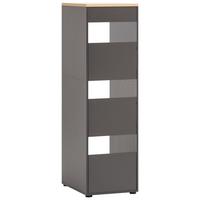 Mehrzweckschrank Eichefarben/Anthrazit B:45,1cm - Eichefarben/Anthrazit, MODERN, Holzwerkstoff (45,10/154,7/60cm) - MID.YOU