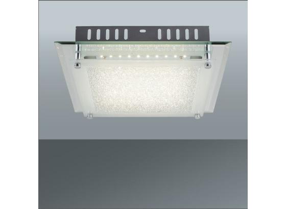 LED STROPNÁ LAMPA CHRIS - biela/farby chrómu, Moderný, kov/sklo (28/7cm) - MÖMAX modern living LED STROPNÁ LAMPA CHRIS - biela/farby chrómu, Moderný, kov/sklo (28/7cm) - MÖMAX modern living
