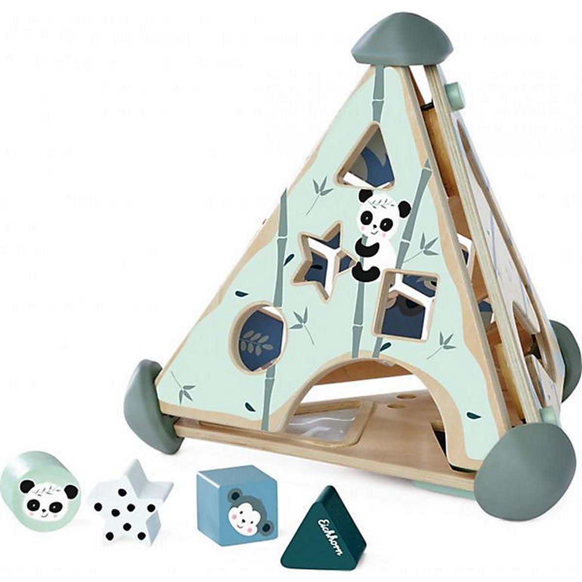 Spielcenter Pyramide 16-Teilig. - Multicolor, Basics, Holz (33/33/38cm) - Simba