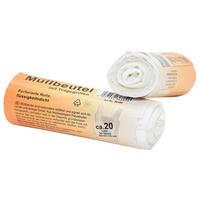 Müllsack 20 L - 20 Stück - Klar, KONVENTIONELL, Kunststoff (4/13,5cm)