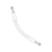 Schienensystem-verbinder 95650 Urail Flexverbin. Sw - Weiß, Basics, Metall (18,9/1,8/3,6cm) - Paulmann