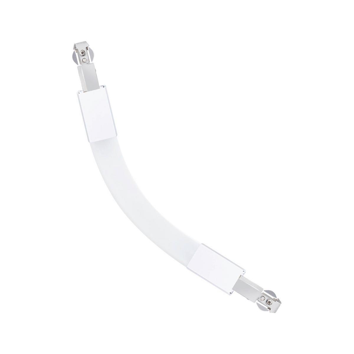 Schienensystem-verbinder 95650 Urail Flexverbin. Sw - Weiß, Basics, Metall (18,9/1,8/3,6cm) - Paulmann