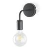 Wandleuchte Schwarz L: 10 cm 22w - Schwarz, KONVENTIONELL, Metall (10/16/15cm)