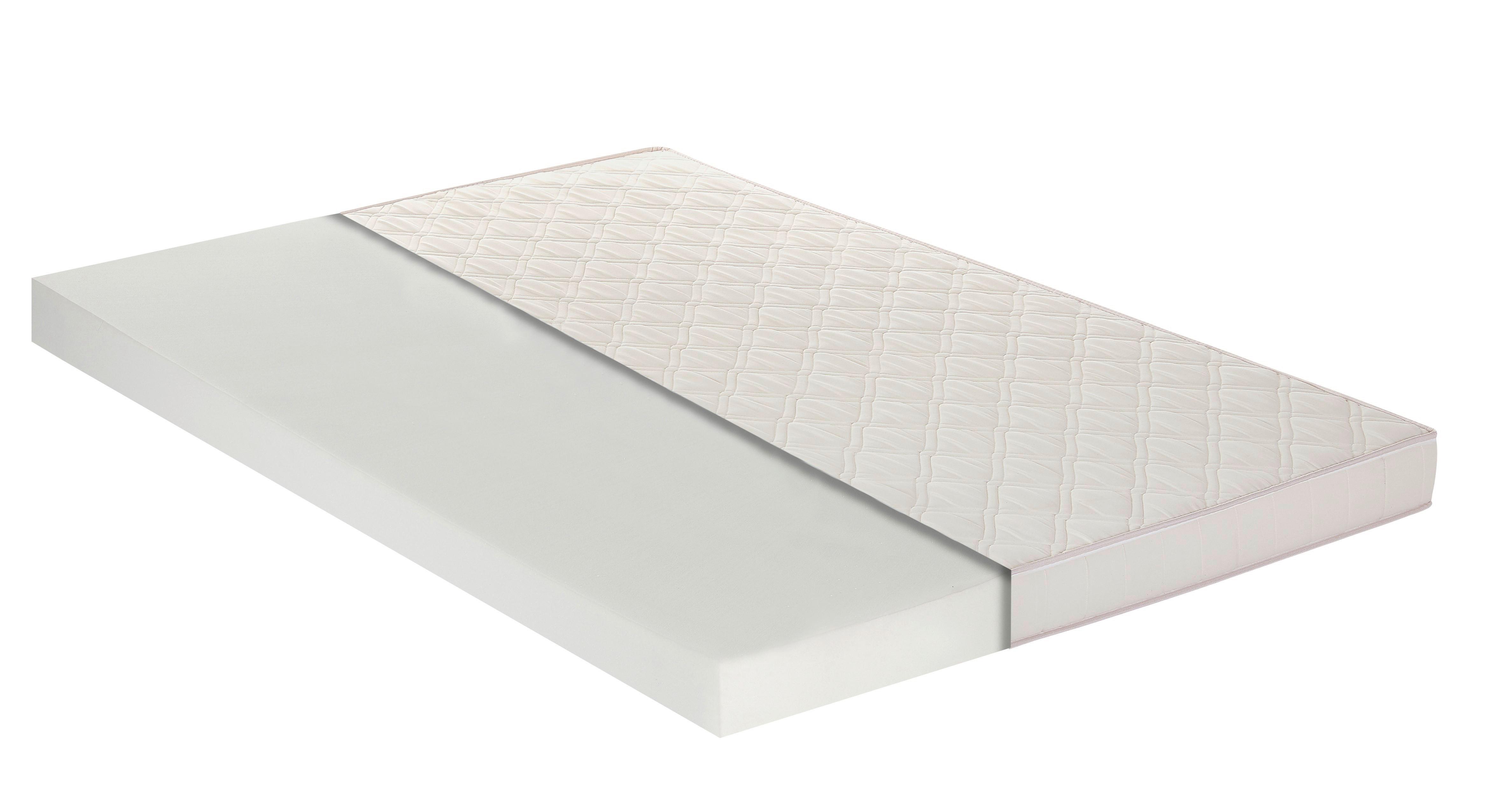 Kaltschaummatratze Basci Plus - Weiß, Basics, Textil (140/200cm) - P & B