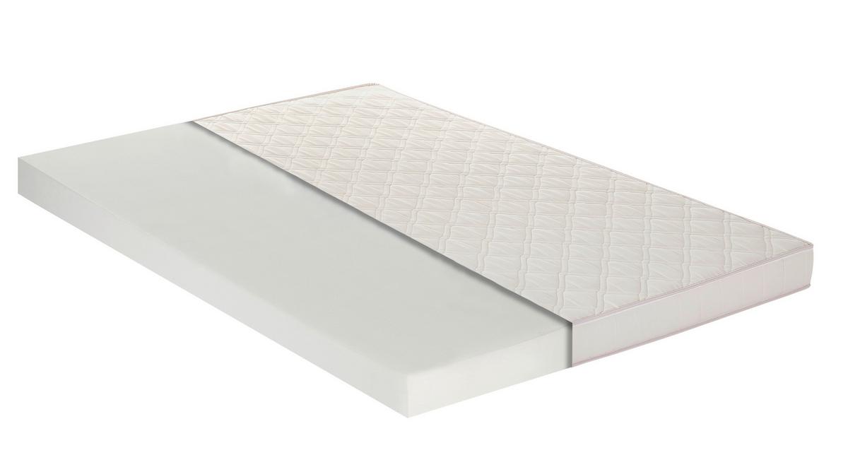 Kaltschaummatratze Basci Plus 140x200 Cm H2+h3, H: 13 Cm - Weiß, Basics, Textil (140/200cm) - P & B