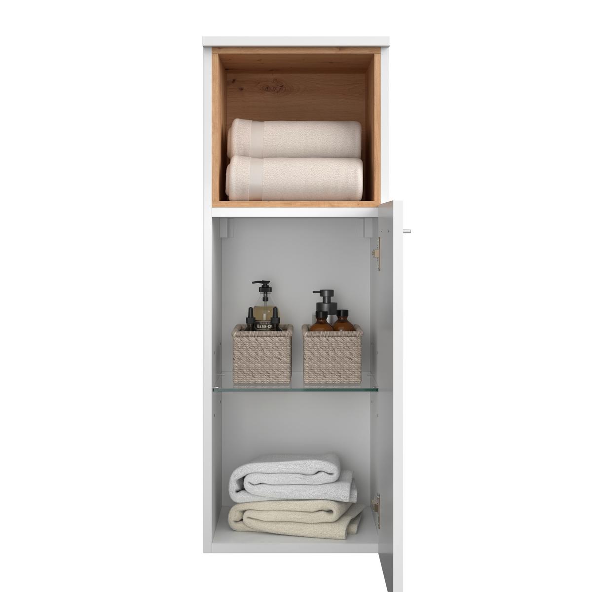 Alsószekrény Mura I - fehér, Modern, faalapú anyag (35/108/33cm)