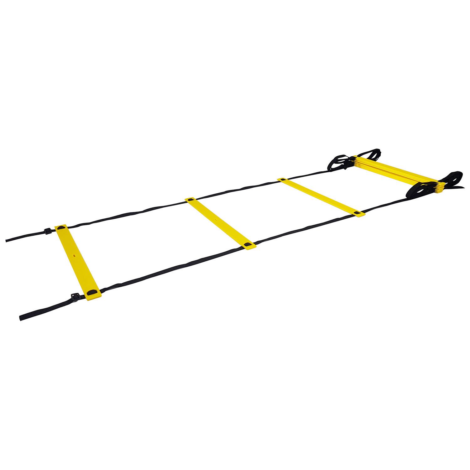 Trainingsleiter Tunturi Agility Ladder 4,5m - Gelb/Schwarz, KONVENTIONELL, Kunststoff (450/50/5cm)
