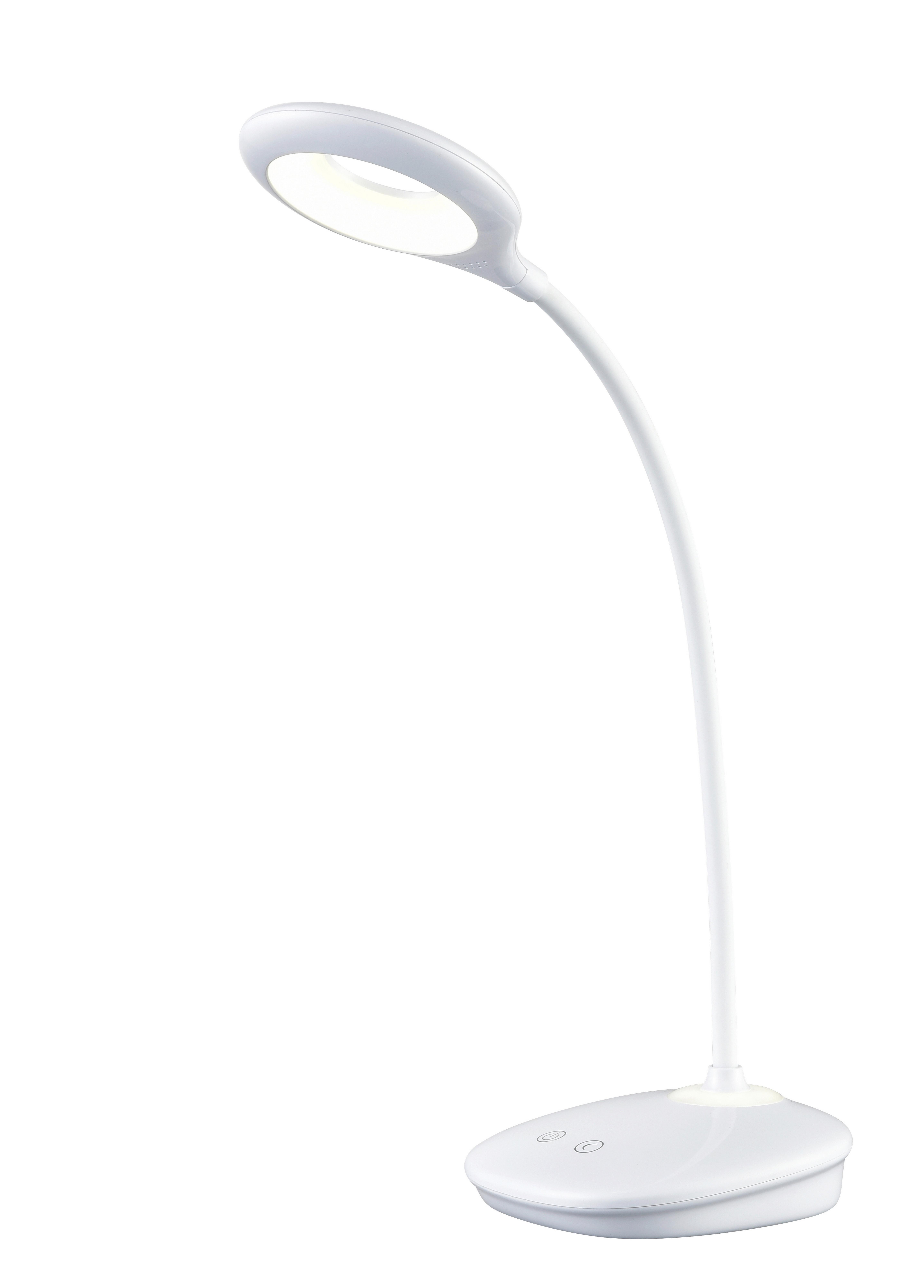 LED-Tischlampe Lijan dimmbar Weiß Flexarm, Touch