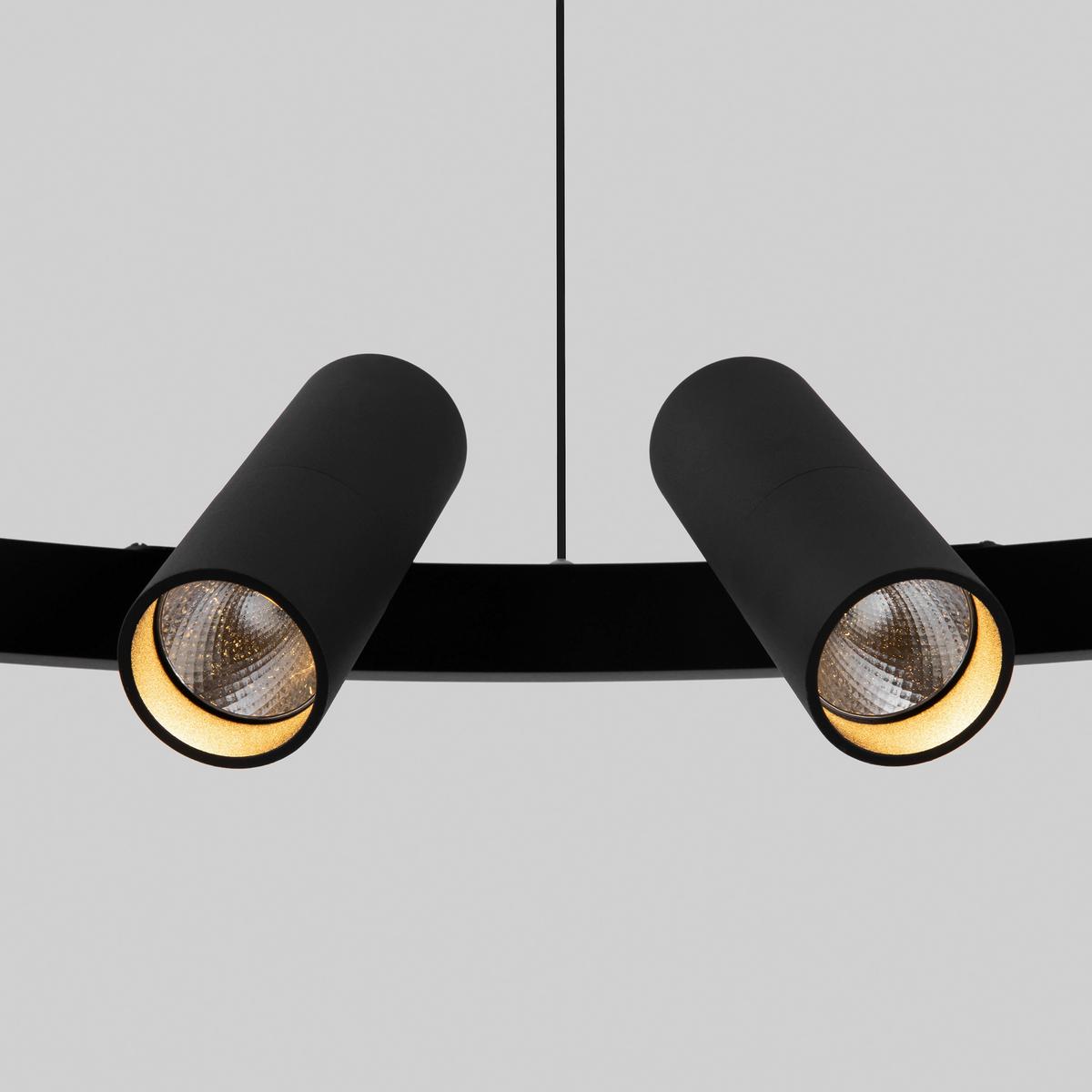 Pendelleuchte Satellite - Schwarz, Trend, Metall (90/90/120cm) - MAYTONI