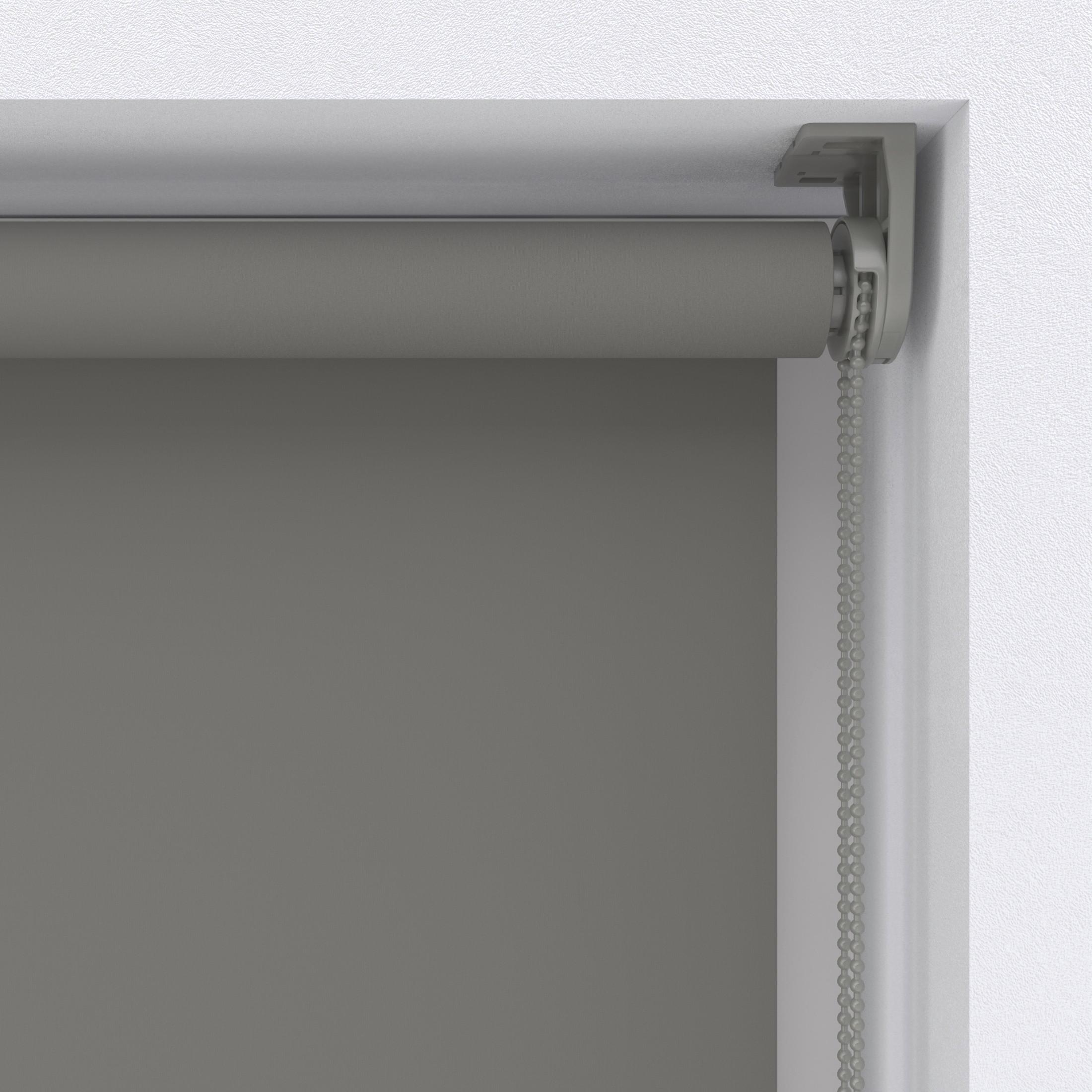 Verdunkelungsrollo 90x150 cm mit Kettenzug - Hellgrau/Grau, Basics, Kunststoff (90/150cm)