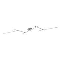 Led-deckenleuchte 628410507 Arvin - Weiß/Nickelfarben, Design, Kunststoff/Metall (245/8,5/50cm) - Trio Leuchten