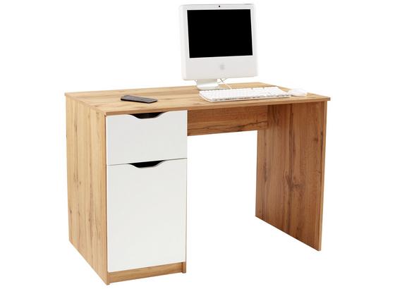 Schreibtisch West 1 - Eichefarben/Weiß, MODERN, Holzwerkstoff (116,4/76/60cm) Schreibtisch West 1 - Eichefarben/Weiß, MODERN, Holzwerkstoff (116,4/76/60cm)