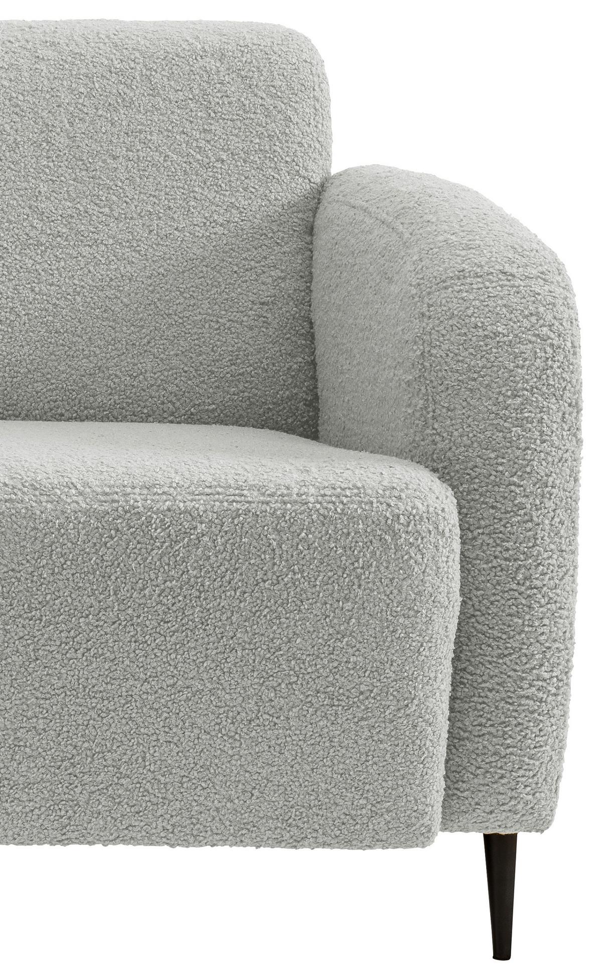 Polsterstuhl Marone Hellgrau - Hellgrau/Schwarz, MODERN, Textil (85/76/90cm) - Livetastic