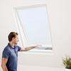 Fliegengitter Fenster 130x150 Cm Weiß - Weiß, Basics, Textil (130/150cm)