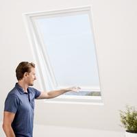 Fliegengitter Fenster 130x150 Cm Weiß - Weiß, Basics, Textil (130/150cm)