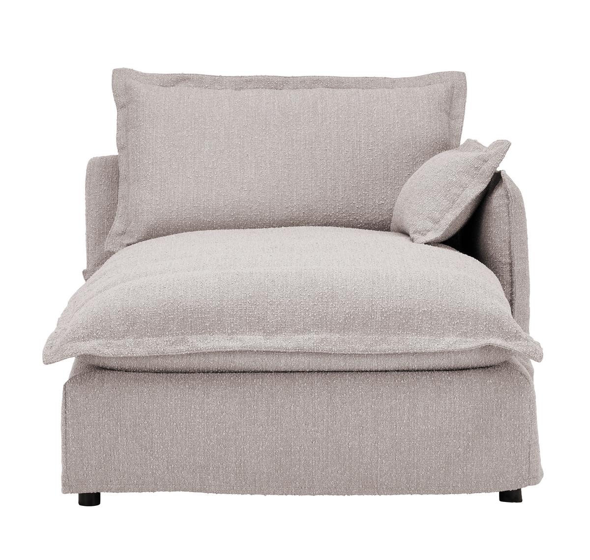 Ecksofa Toscana - Beige/Schwarz, Trend, Textil (295/165cm) - Livetastic