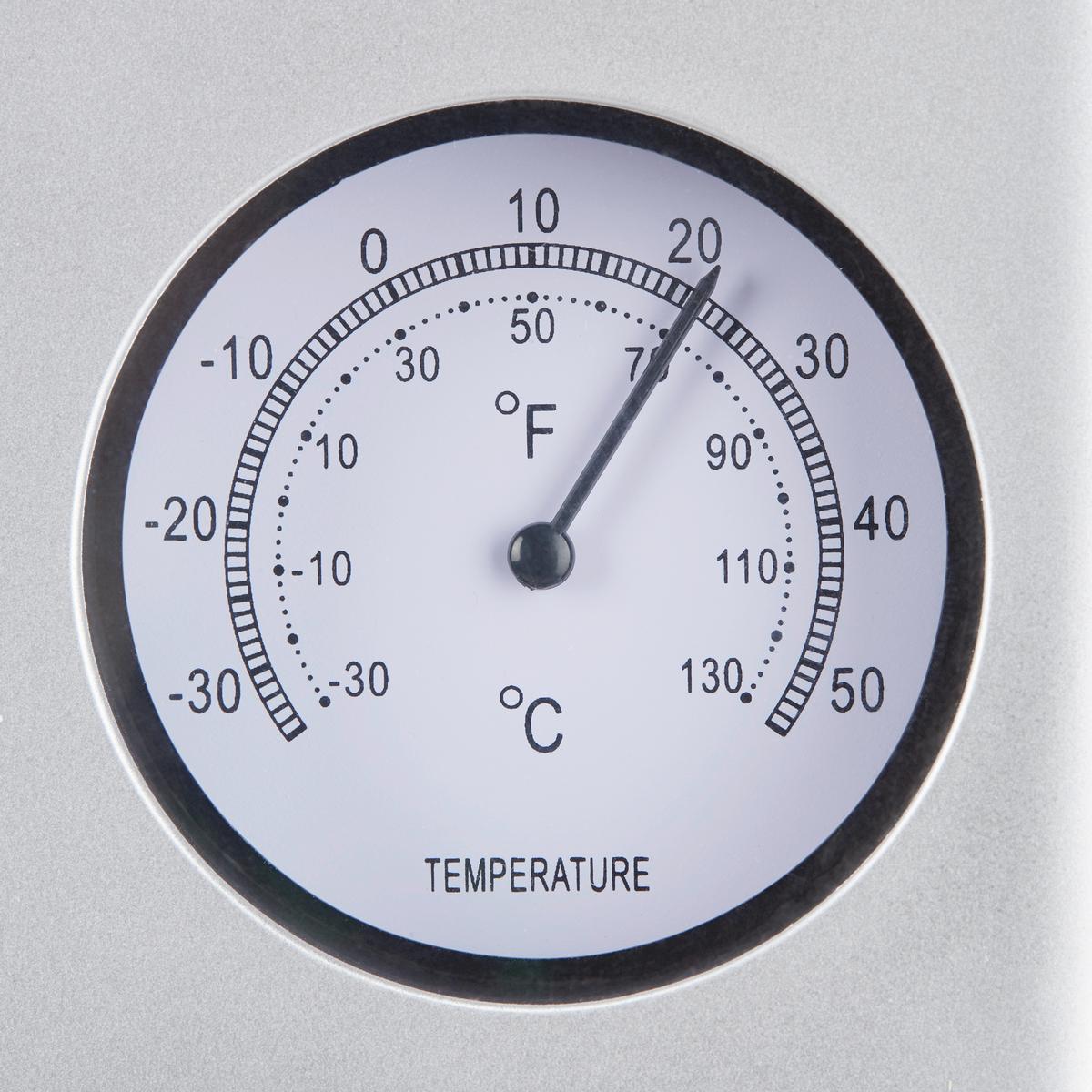 Falióra Alexa - fekete/ezüstszínű, Basics, műanyag/üveg (25,3/30,2/4cm) - Ondega