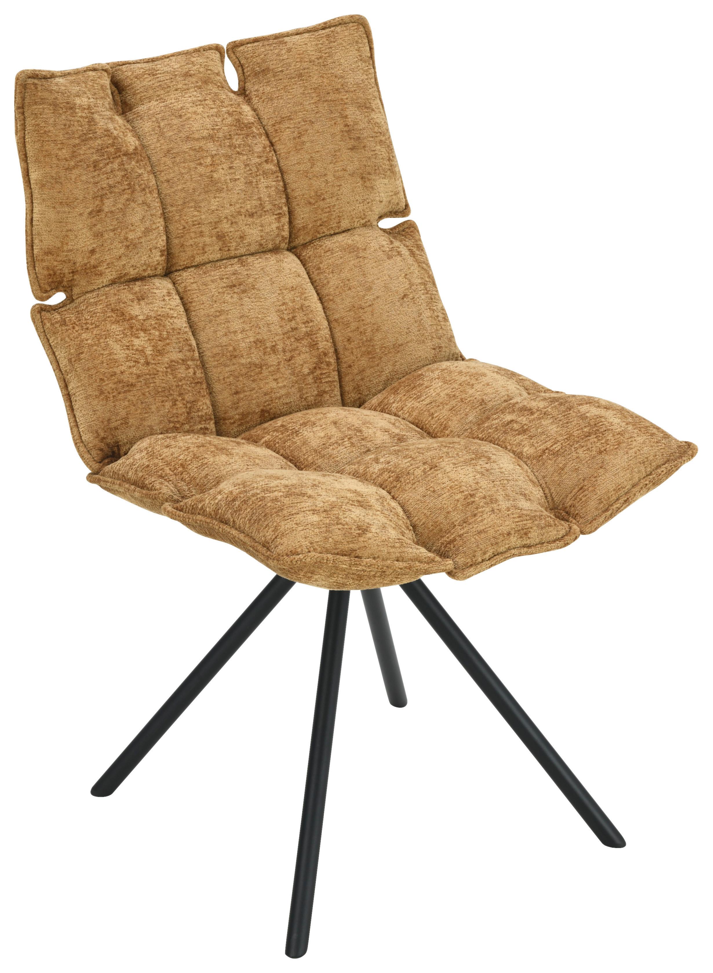 STOLIČKA CARLA - čierna/zlatá, Trend, kov/drevo (57/86/66cm) - Mömax