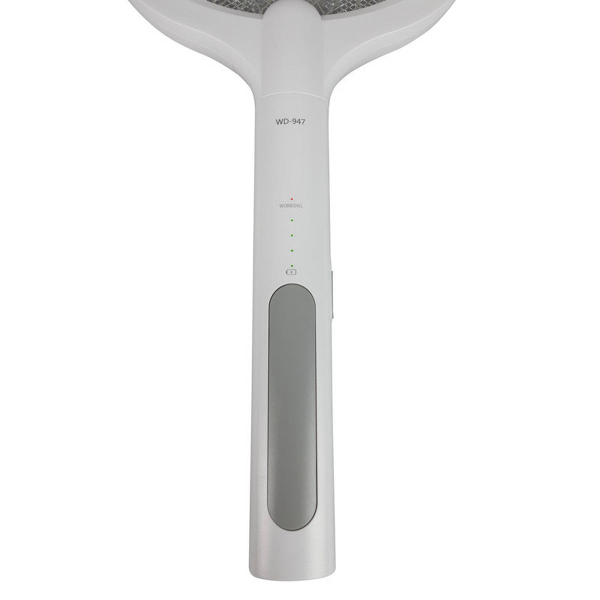 Fliegenklatsche Elektrisch 2 in 1 - Weiß, Basics (21,8/54/8cm)