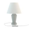 Tischleuchte 4110436 Mona - Grau - Grau, KONVENTIONELL, Holz (18/28cm)