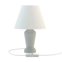 Tischleuchte 4110436 Mona - Grau - Grau, KONVENTIONELL, Holz (18/28cm)