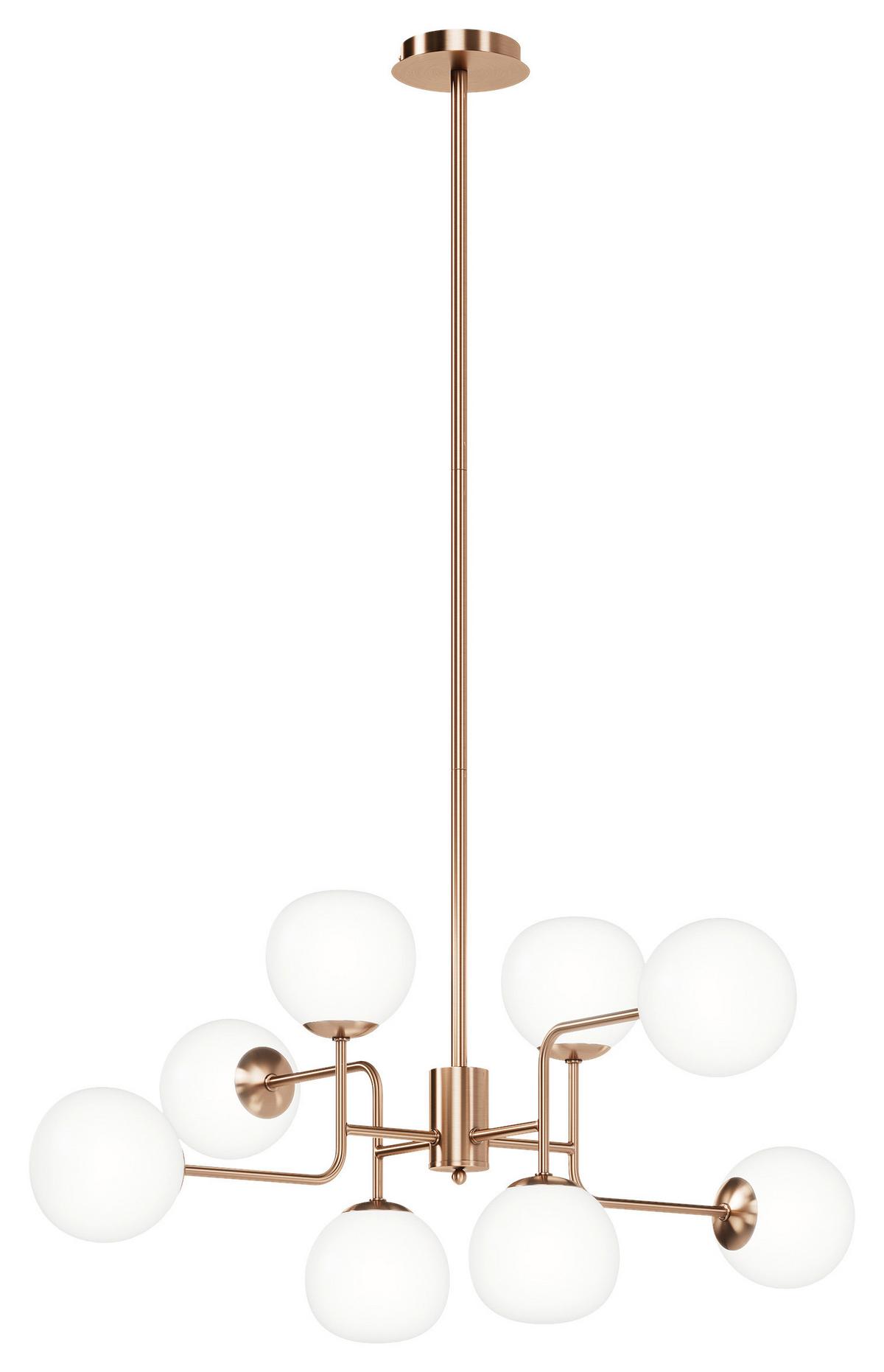 Kronleuchter Erich - Messingfarben, Trend, Glas/Metall (96/26,5/57cm) - MAYTONI