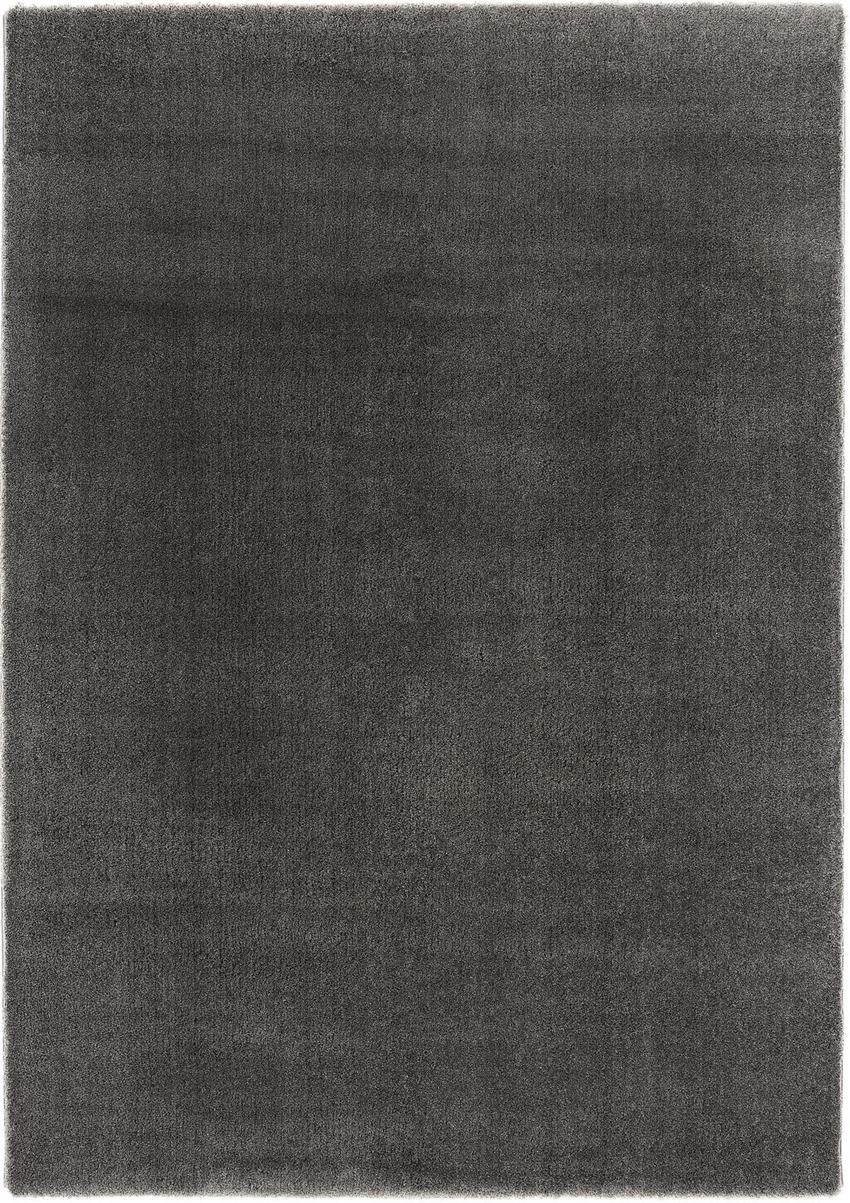 Webteppich Dunkelgrau Sunshine 120x170 cm - Dunkelgrau, Basics, Textil (120/170cm) - Novel