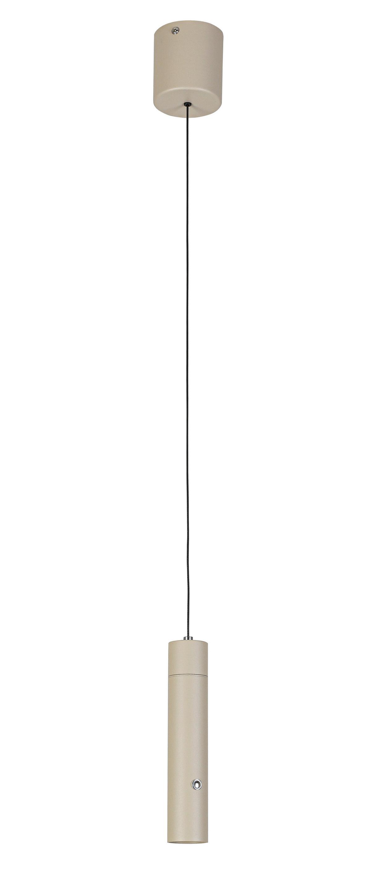ZÁVĚSNÉ SVÍTIDLO SUSO - pískové barvy, Moderní, kov/plast (3,8/3,8/150cm) - Mömax