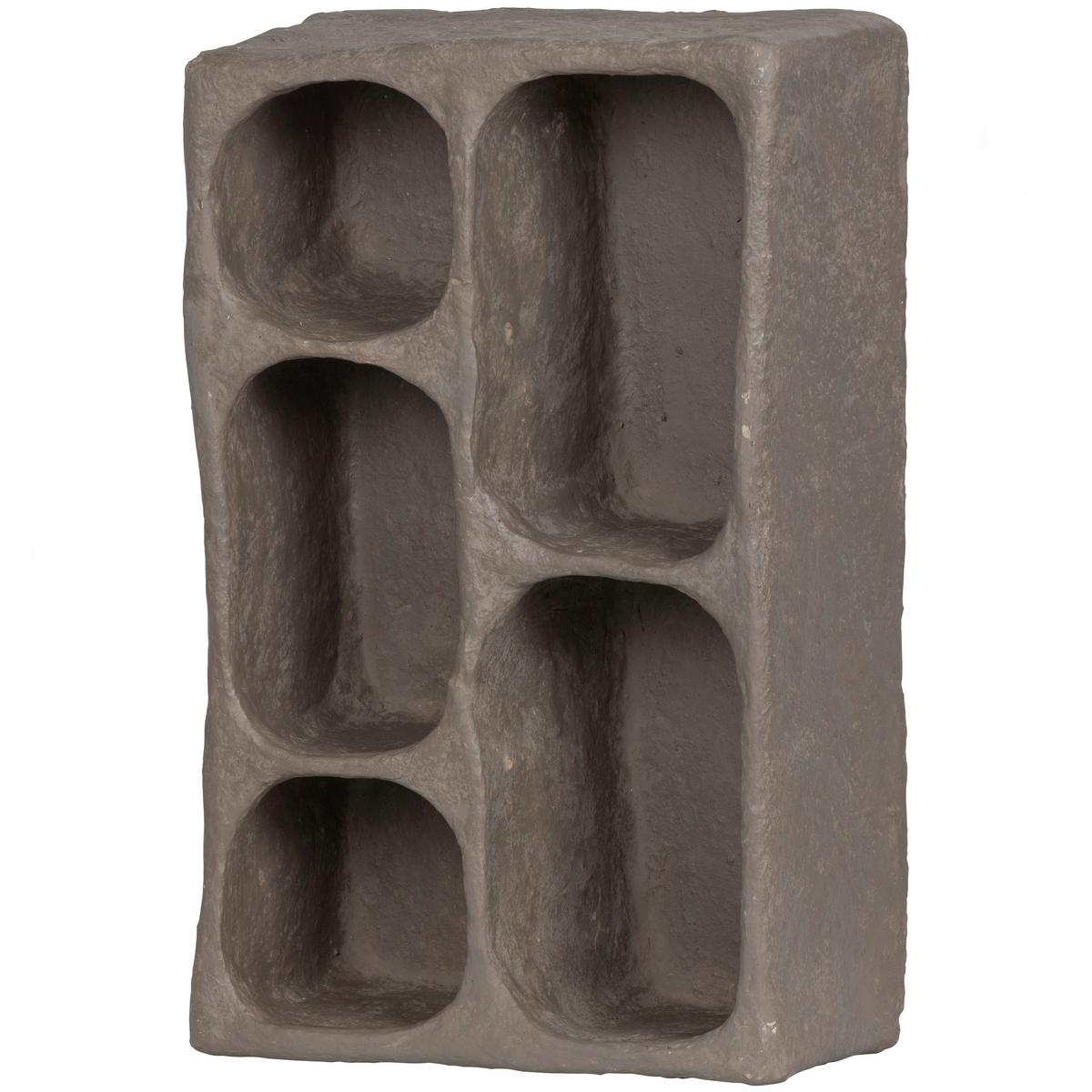 WANDREGAL Clay Grau B: 45cm - Grau, Design, Papier (45/70/23cm) - Livetastic