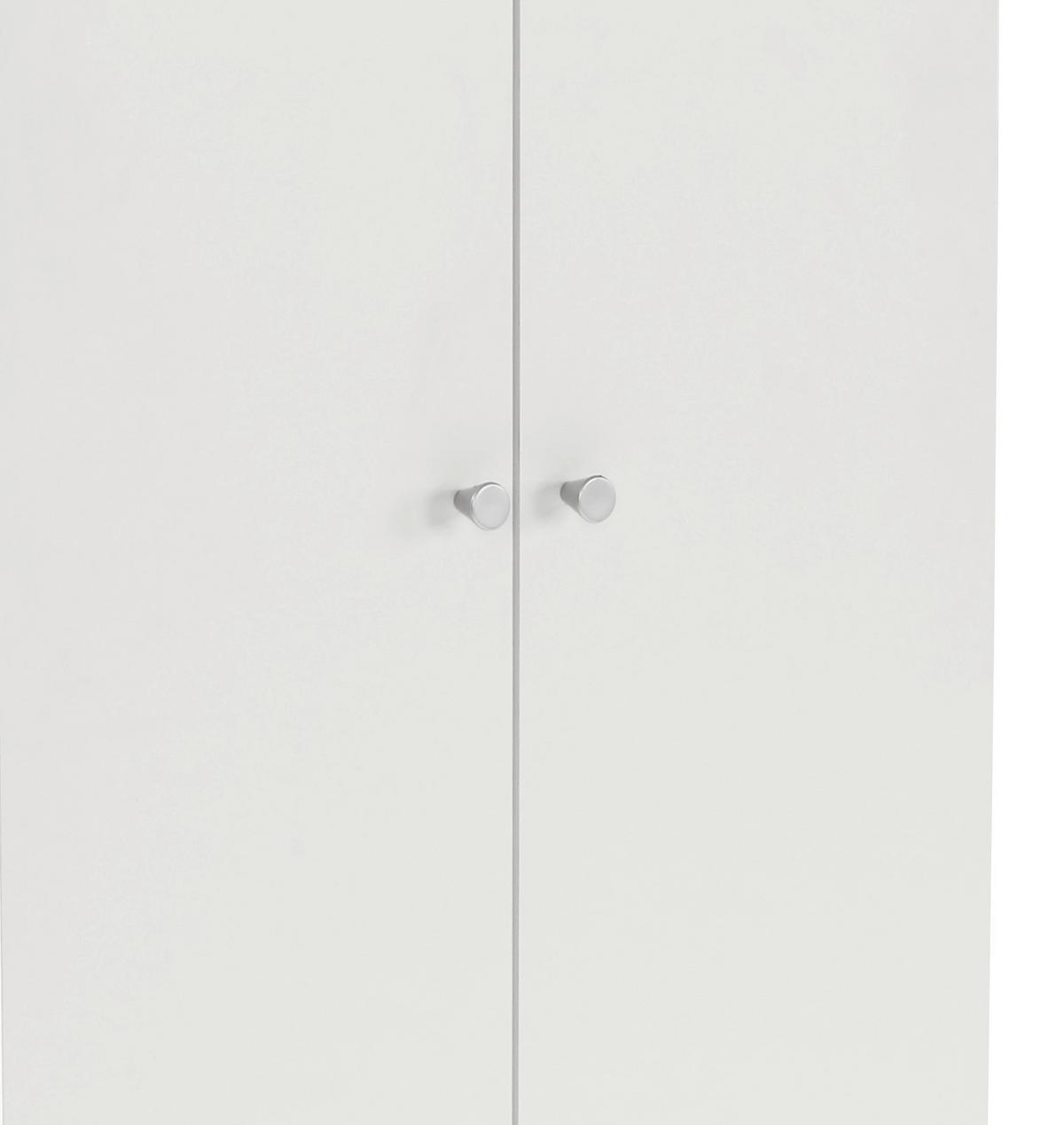 Schuhschrank Weiß B: 62,4 cm - Weiß, MODERN (62,4/178,6/35,4cm)