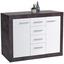 Sideboard Iguan - Dunkelgrau/Schwarz, MODERN, Holzwerkstoff (120,2/85,1/34,8cm)