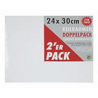 Malířské plátno LEONARDO 2KS / 40/30 cm - bílá, Basics, karton/textil (24/30cm) - Premium Living