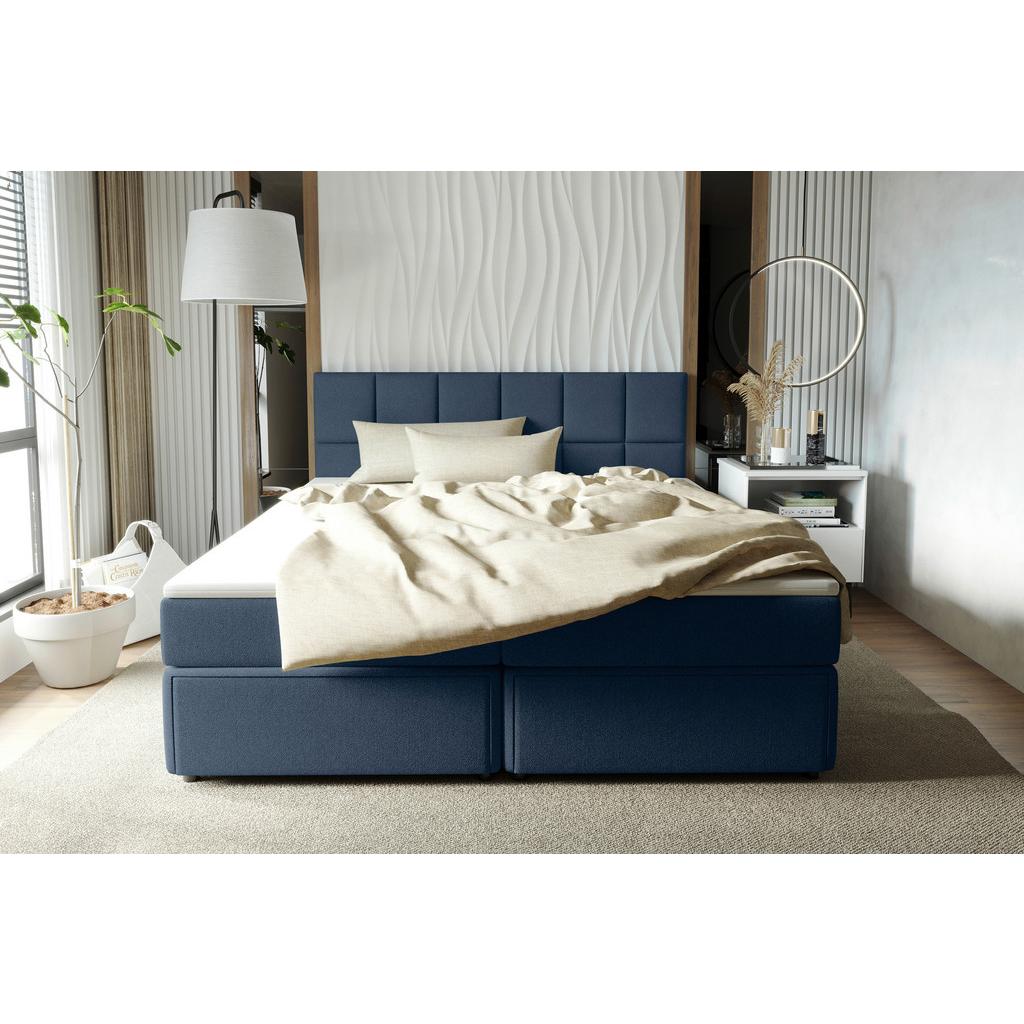 Boxspringbett Garda mit Topper 180x200
