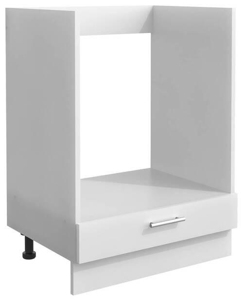 Skřiňka na sporák ESILO bílá - bílá/barvy hliníku, Design, kov/kompozitní dřevo (60/82/46cm) - MID.YOU