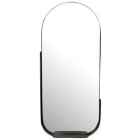 Wandspiegel Schwarz B: 51 Cm - Schwarz, Design, Glas/Metall (51/114/8cm) - MID.YOU