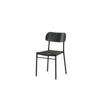 STUHL Polly Schwarz B: 45 cm - Schwarz, MODERN, Holz/Textil (45/80/50cm) - Livetastic