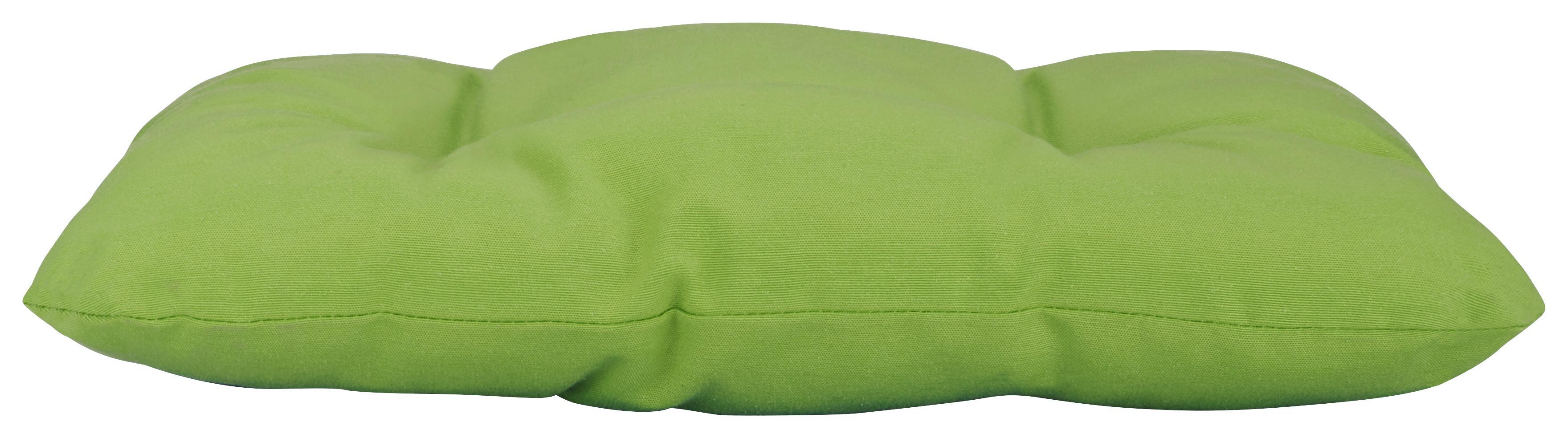 Sitzkissen Elli 38x38 cm - Grün, KONVENTIONELL, Textil (38cm) - Ombra