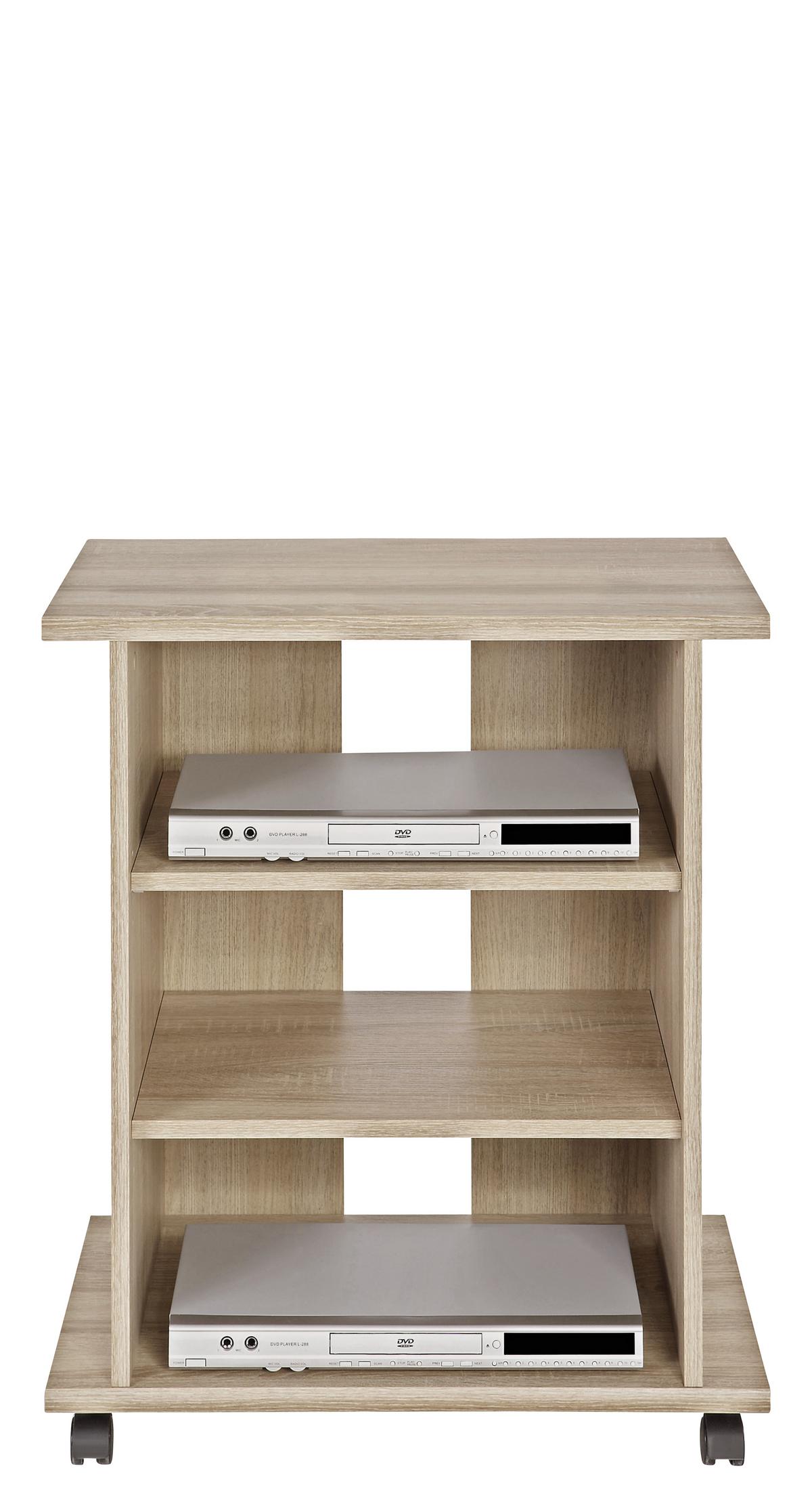 TV-Board Jürgen 2 B: 65 cm Sonoma Eichefarben - Sonoma Eiche, KONVENTIONELL, Holzwerkstoff (65/76/40cm)