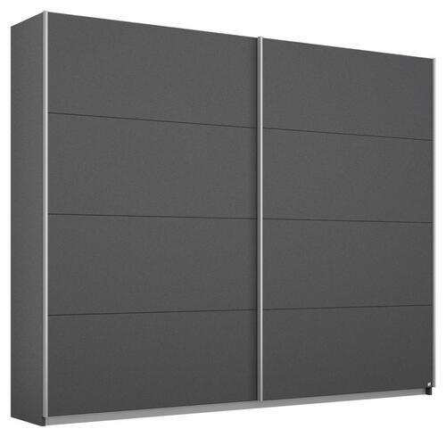 Schwebetürenschrank 226cm Belluno, Grau Metallic - Grau, MODERN, Holzwerkstoff (226/230/62cm) - Rauch Möbel