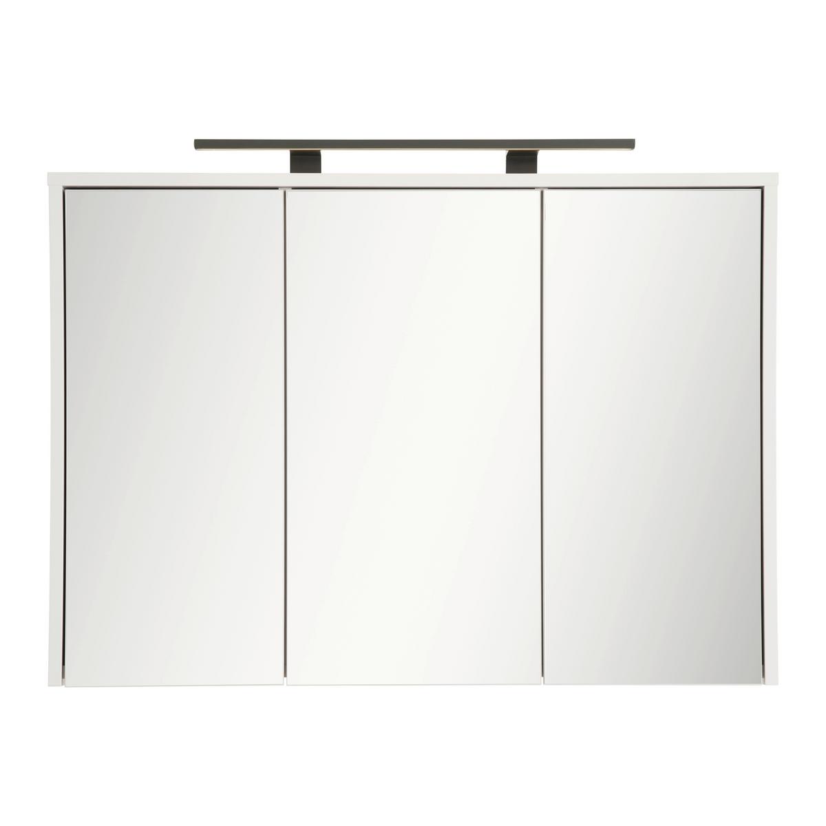 Zrcadlová skříňka SOPHIA - kašmírová, Moderní, kompozitní dřevo/sklo (100/74/17cm) - Mömax