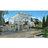 Gewächshausbausatz Aphrodite 7800 Esg/Hkp 3/10mm - Alufarben, Basics, Kunststoff/Metall (267/242,3/295cm)