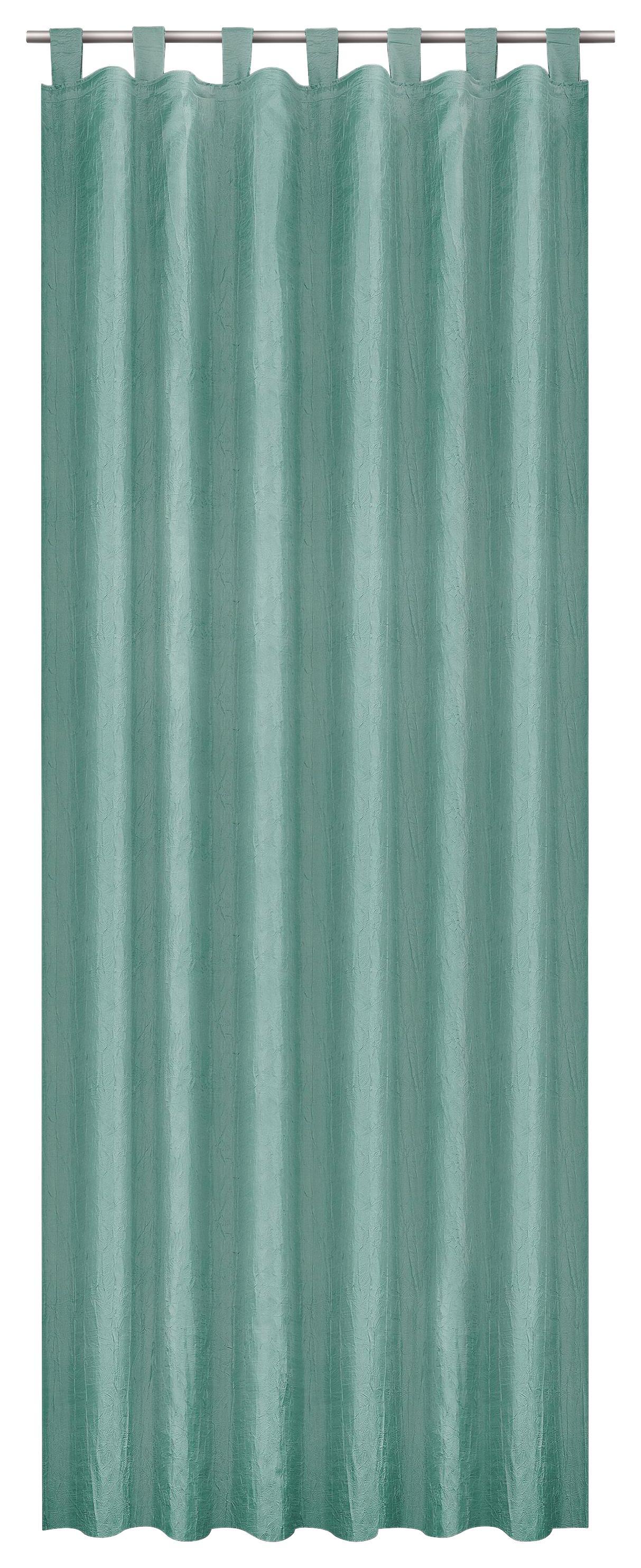 Kombivorhang Leonie - Türkis, KONVENTIONELL, Textil (140/255cm) - Ombra