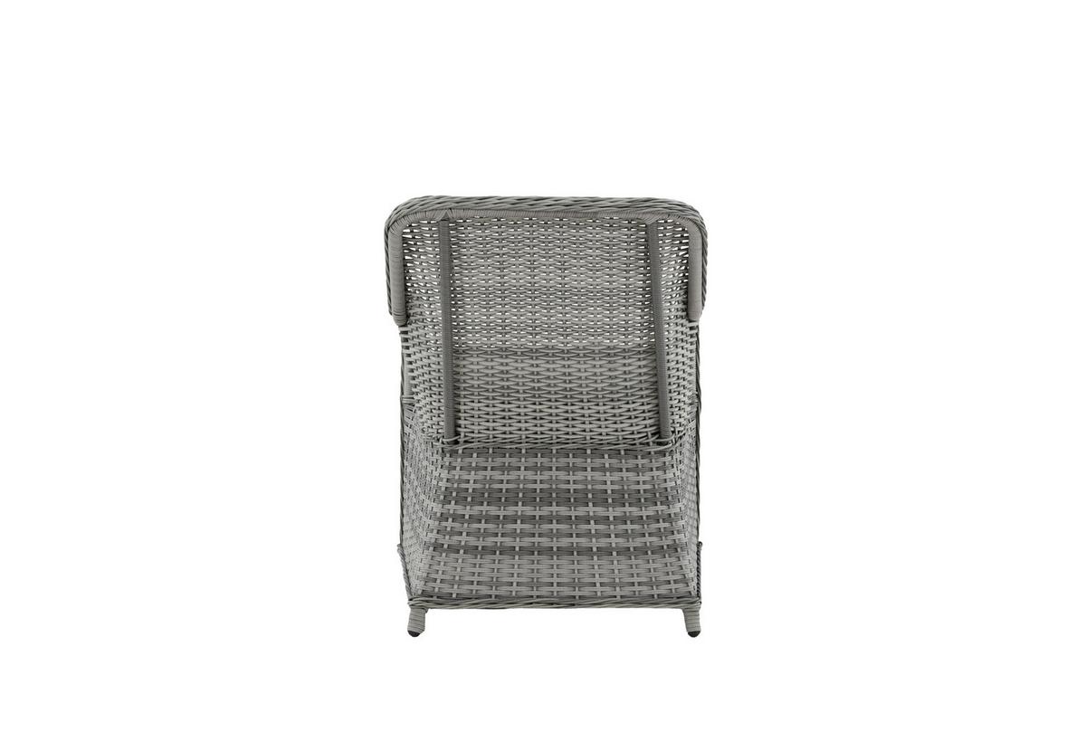 Gartenstuhl-Set Vikelund - Grau, KONVENTIONELL, Textil/Metall (65/92/75cm) - Gardenson