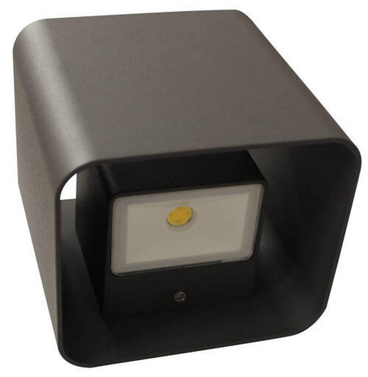 LED-Außenleuchte Al5005 Gr Smd Dodd - Anthrazit, Design, Metall (9,7/11/11cm)