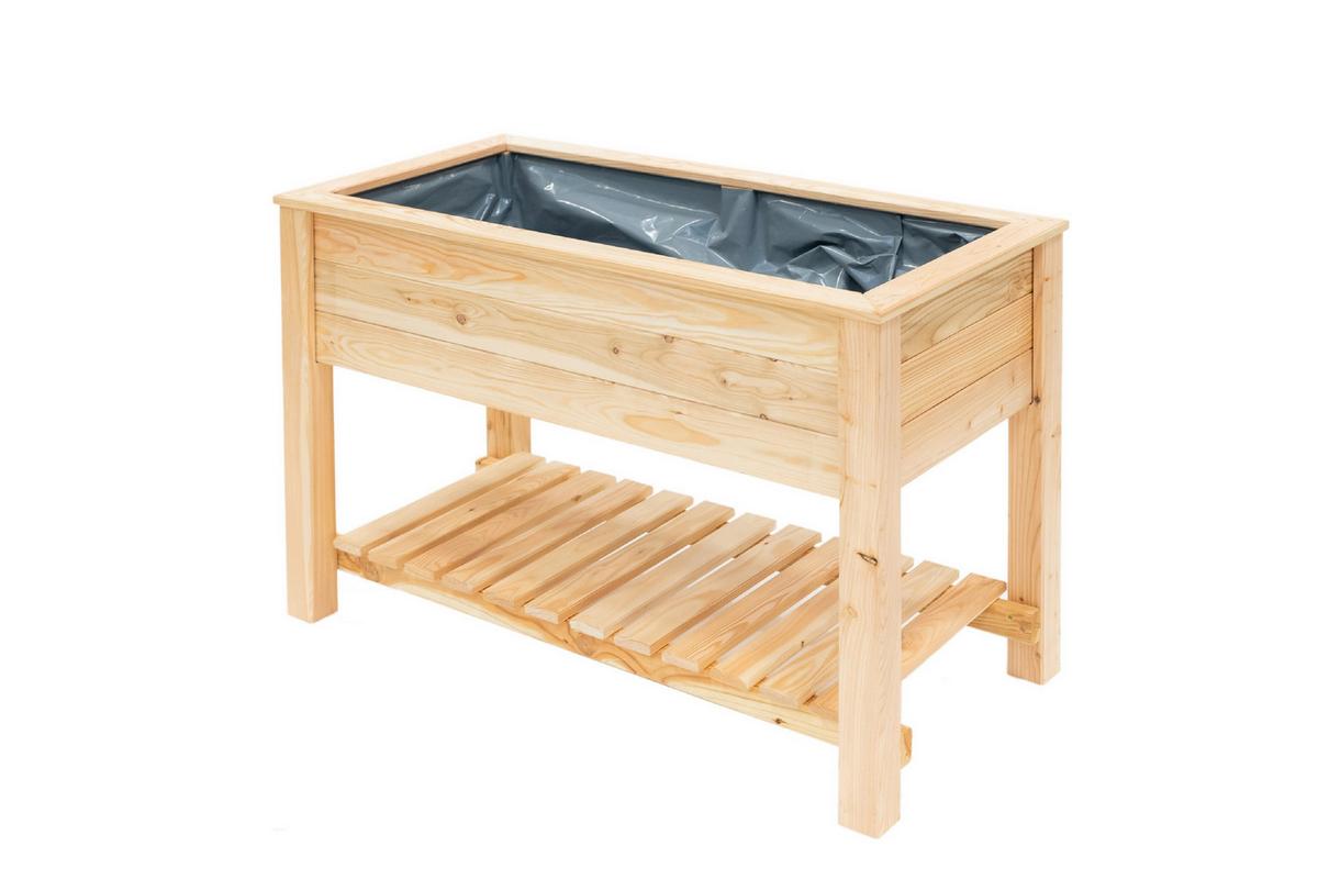 Hochbeet Hochbeet - Lärchefarben, KONVENTIONELL, Holz (120/65/75cm)