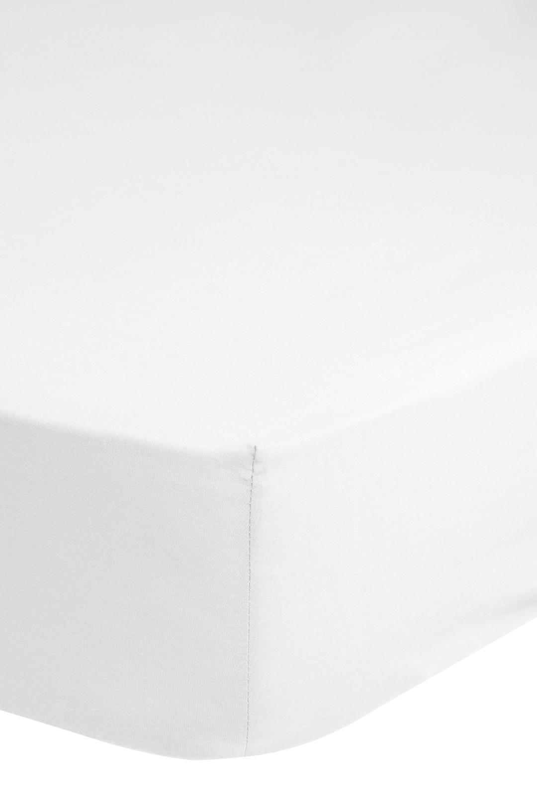 Elastické Prostěradlo Jersey Z Bavlny 140x200cm - bílá, Basics, textil (140/200cm) - MID.YOU